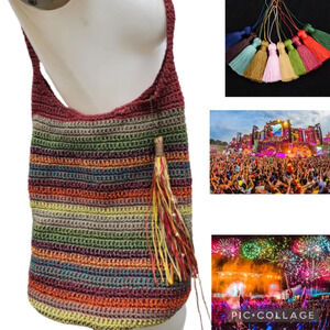 Boho Vegan Lina‎ tote/bookbag/ shoulder bag